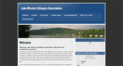 Desktop Screenshot of lakewinola.org